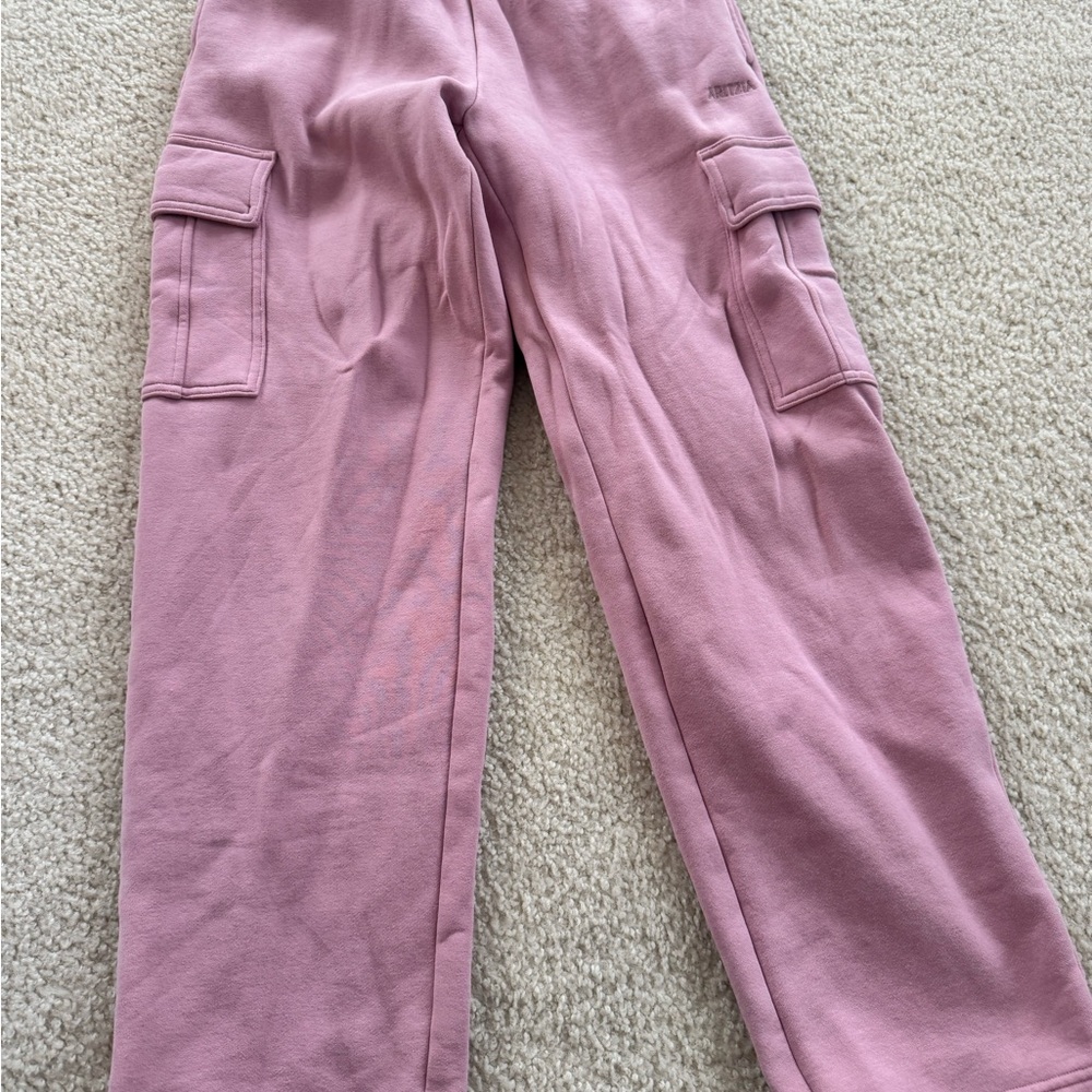 Aritzia Rose Pink Cargo Joggers